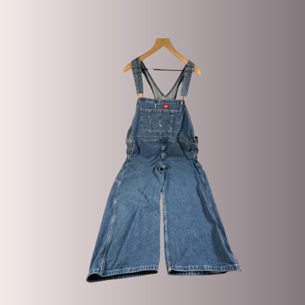 Dickies Overalls Mens Jeans 44x30 Measures 44x28 Carpenter Bibs Workwear Farm